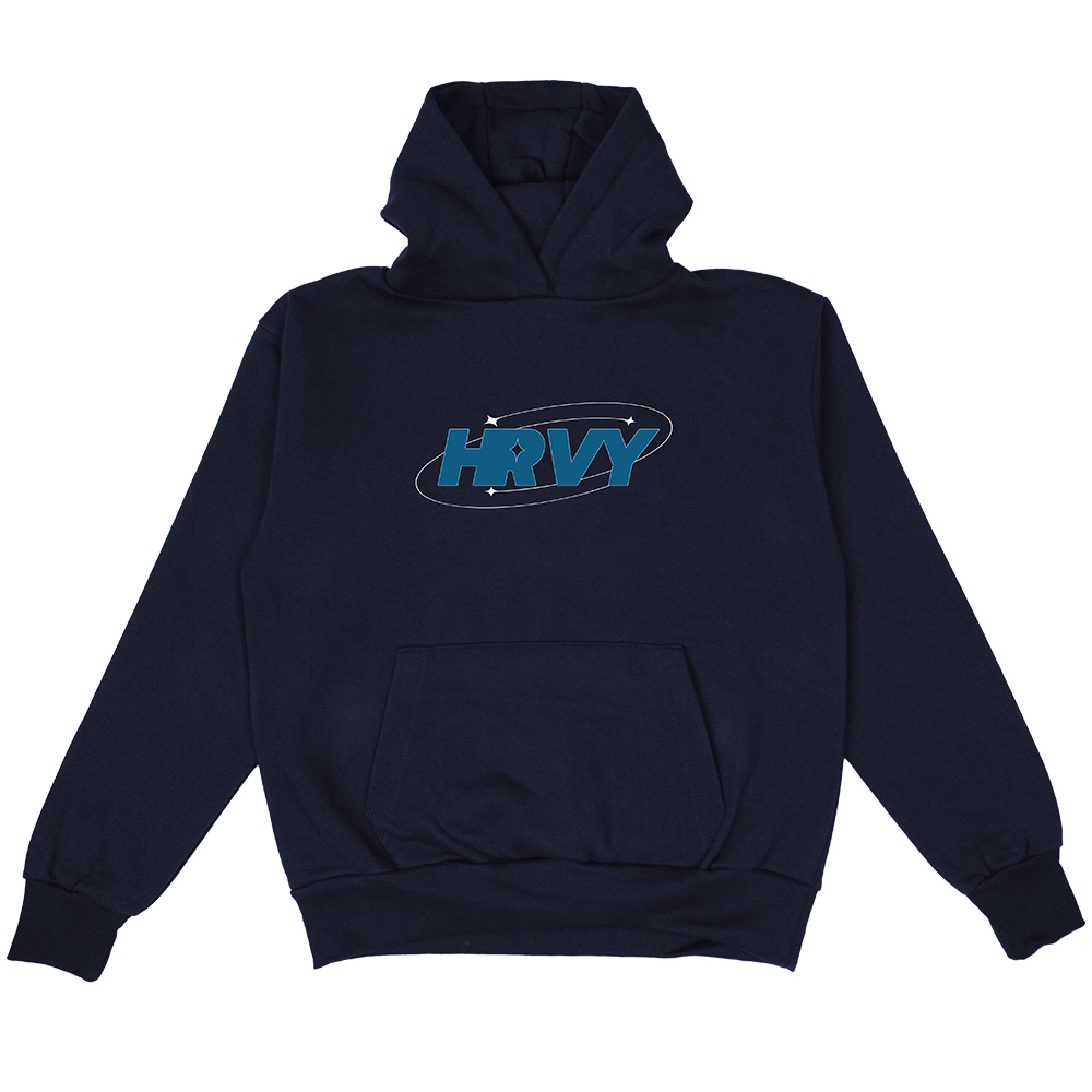 HRVY Oversized Navy Hoodie