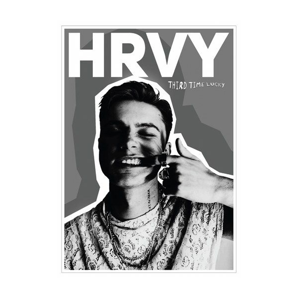 HRVY THIRD TIME LUCKY POSTER